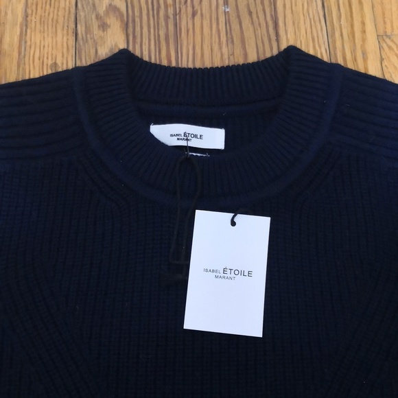 ISABEL MARANT ÉTOILE Mavis Sweater In Midnight Blue - Picture 6 of 6
